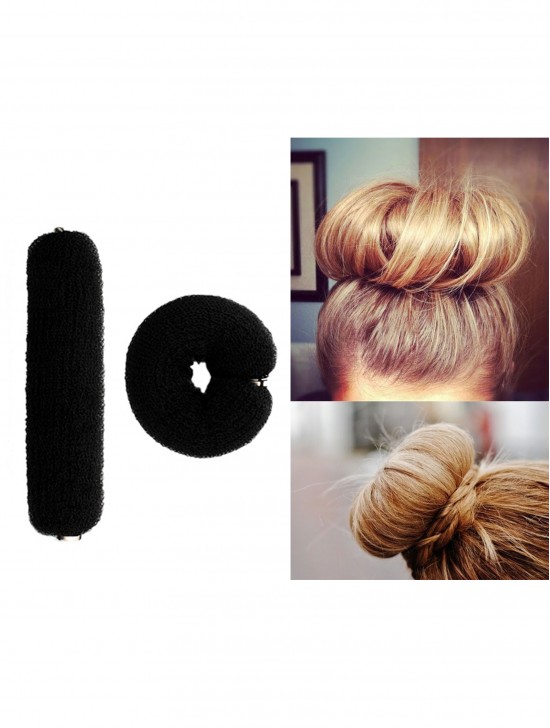 HAIR BUN MAKER WITH BUTTONS